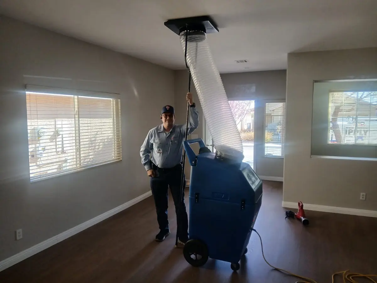 Professional Dryer Vent Cleaning work inside a Sutton home
